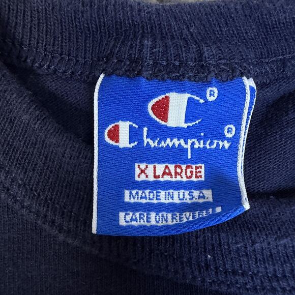 Vintage Illinois Fighting Illini Shirt Mens XL Blue NCAA Football Champion 1992 - Picture 4 of 12